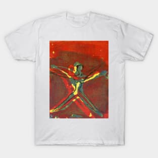 The Dancers 1 - Printmaking Dancers Series T-Shirt